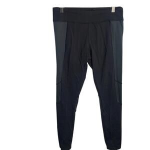 The North Face Women’s Flash Dry Athletic Leggings in Black Gray W-462 Sz M